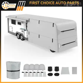 1st182163choice 1stchoice-autoparts Rv Cover Class A Motorhome Fits 33-37ft Windproof Waterproof Oxford Cloth