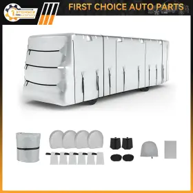 1st182164choice 1stchoice-autoparts Rv Cover Class A Motorhome Fits 37-40ft Windproof Waterproof Oxford Cloth