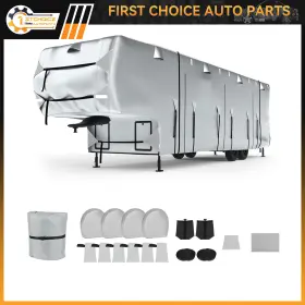 1st182179choice 1stchoice-autoparts 26-29ft 5th Wheel Rv Cover Motorhome Travel Trailer Camper Oxford Cloth
