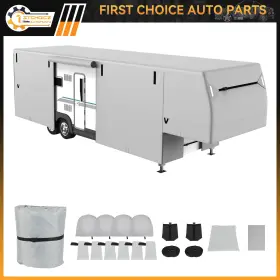 1st182181choice 1stchoice-autoparts 33-37ft 5th Wheel Rv Cover Motorhome Travel Trailer Camper Oxford Cloth