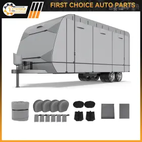 1st182186choice 1stchoice-autoparts 24-27ft Rv Cover Windproof Extra Thick Camper With Adhesive Repair Patches