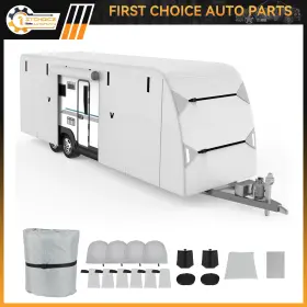 1st182189choice 1stchoice-autoparts 18-20ft Rv Cover Windproof Extra Thick Camper With Adhesive Repair Patches