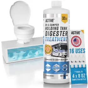 Active-rvtank-32oz Active Rv Holding Tank Chemicals 32 Fl Oz Black Treatment Toilet Treatments Waste Gray