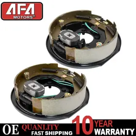 Afa Motors 764046759383 Electric Trailer Brake Assembly 10 Inch X2-1/4 Kit For 3500 Lbs Axle Left And Right Afa Motors 764046759383 Electric Trailer Brake Assembly 10 Inch X2-1/4 Kit For 3500 Lbs Axle Left And Right