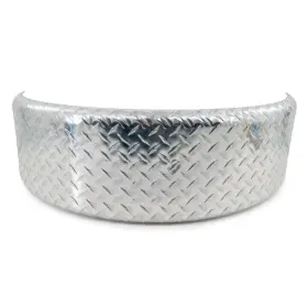 22934 Aftermarket Round Aluminum Diamond Plate Single Axle Boat Trailer Fender 9 Inch X 31 15 #3