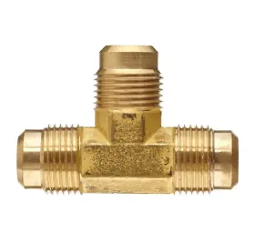 704044-06 Aftermarket Brass Tee Fitting 3/8 Inch Flare For Rv Propane System
