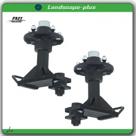 Ac2709091b All-carb New 5 5.5 Lug Shipping Container Wheels And Bolt-on Spindle Kit With Handle
