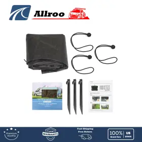 Alu2687870 Allroo 90% Uv Rv Awning Sun Shade Screen 6ftx12ft3ft Privacy Complete Kit Black Alu2687870 Allroo 90% Uv Rv Awning Sun Shade Screen 6ftx12ft3ft Privacy Complete Kit Black