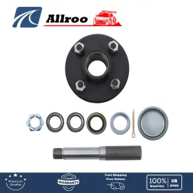 Alu4209024 Allroo 4 On Inch Trailer Hub Kit And Round Bt16 Spindle With Bearing