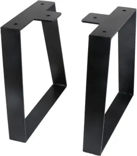Tx14 Alxeh 14 Inch Trapezoid Table Legs Black Diy Furniture Metal