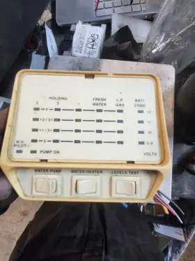 Ah-asy-3-1-020 American Technology Components Inc 04 Winnebago Rv Control Switch Water Pump Heater Test Holding Gas Battery