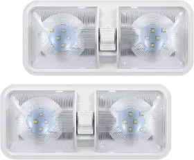 Any45008w Anypowk 12v Rv Led Lights With On/off Switch Neutral 4500k 8w 600lm Interior Lighting Fo