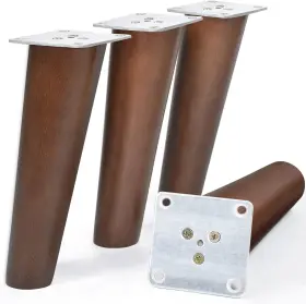 Aoryvic 658709135709 Angled Furniture Legs 8 Inch Slanted Wood For Dark Brown