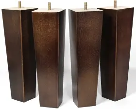 Huli01 Aoryvic Wood Furniture Legs 10 Inch End Table Square Walnut
