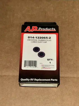 014-122065-2 Ap Products Trailer Wheel Bearing Dust Cap Rubber Plug Quality Rv