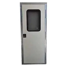 015-217718 Ap Products - 26 Inch W X 78 H Polar White Rectangular Entry Door