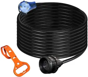R4sexl-007 Apexsports 25 Inch 100% Copper Extension Cord Rv 30a Tt-30p To L5-30r With Easy Handle R4sexl-007 Apexsports 25 Inch 100% Copper Extension Cord Rv 30a Tt-30p To L5-30r With Easy Handle