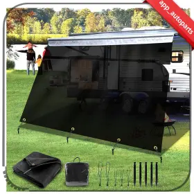 App17811to782s App Autoparts 20ft 8ft Rv Awning Sun Shade Screen Mesh For Camper Trailer Canopy 90% Uv Blocker App17811to782s App Autoparts 20ft 8ft Rv Awning Sun Shade Screen Mesh For Camper Trailer Canopy 90% Uv Blocker