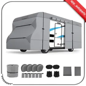 App18215to167s App Autoparts 23-26ft Non-woven Fabric Rv Cover Class C Motorhome Windproof Camper App18215to167s App Autoparts 23-26ft Non-woven Fabric Rv Cover Class C Motorhome Windproof Camper