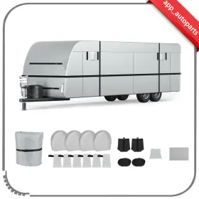 App18235to190s App Autoparts 20-22ft Tt Oxford Cloth Travel Trailer Rv Camper Cover Windproof Extra Thick App18235to190s App Autoparts 20-22ft Tt Oxford Cloth Travel Trailer Rv Camper Cover Windproof Extra Thick