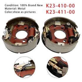 K23-411-00 Areyourshop K23-410-00 2pcs 12-1/4 Inch X 3-3/8 12.25 3.375 Hydraulic Trailer Brake Assembly