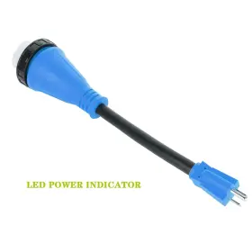 Asf109ed396r16 As-speedfather Heavy Duty Rv Power Cord Plug Adapter 15amp Male To 50amp Female With Twist Asf109ed396r16 As-speedfather Heavy Duty Rv Power Cord Plug Adapter 15amp Male To 50amp Female With Twist