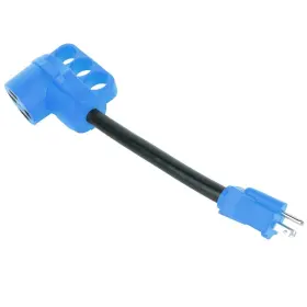 Asf109ed398r14 As-speedfather 15 Amp Male To 50 Female Adapter 12ftft Rv Trailer Electrical Power Cord