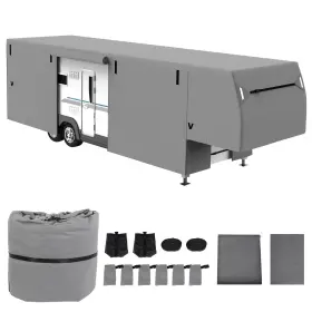Asf182ed177r01 As-speedfather 5th Wheel Rv Cover Motorhome Travel Trailer Camper Non-woven Fabric 37ft-40ft Asf182ed177r01 As-speedfather 5th Wheel Rv Cover Motorhome Travel Trailer Camper Non-woven Fabric 37ft-40ft