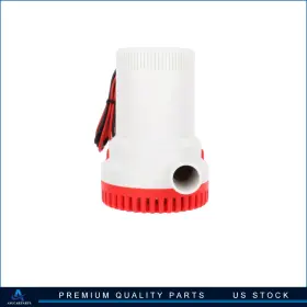 Aup1098yu353cp Asucarparts 1500 Gph 12v 12a Electric Bilge Pump Marine Boat Yacht Submersible 16.0 Amps