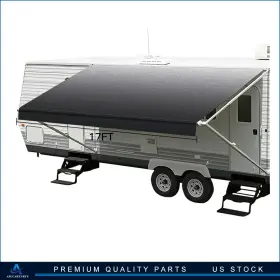 Aup1185211717829601g Asucarparts 16.1ft 8ft Waterproof Rv Awning Fabric Replacement Camper Trailer Black Fade Aup1185211717829601g Asucarparts 16.1ft 8ft Waterproof Rv Awning Fabric Replacement Camper Trailer Black Fade