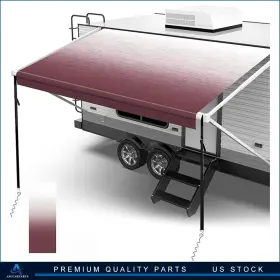 Aup178334828901u Asucarparts 21.1ft 8ft Waterproof Rv Awning Fabric Replacement For Camper Trailer Pink