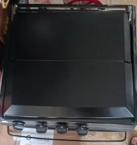 Cv-35bp Atwood 529943 Wedgewood Cv-35b Rv Camper Cooktop Burner Black With Bi-fold Cover #2