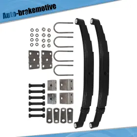Auto84537101e Auto-brakemotive Double Eye Utility Trailer Leaf Spring 5 U-bolt Hanger Kit For 6000lb Axle