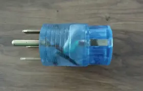 Adadpt30f50m Auto Drive Clear Blue 50 To 30-amp Universal Rv Power Adapter With Light Adadpt30f50m Auto Drive Clear Blue 50 To 30-amp Universal Rv Power Adapter With Light