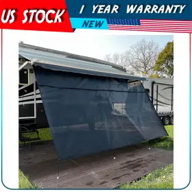 Adp178775828001g Autodayplu Rv Awning Fabric 12.1ft Length Camper Replacement Shade 8ft