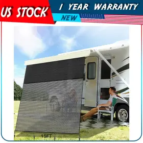 Adp178804828001g Autodayplu Rv Awning Fabric 14.1ft Length Camper Replacement Shade 8ft