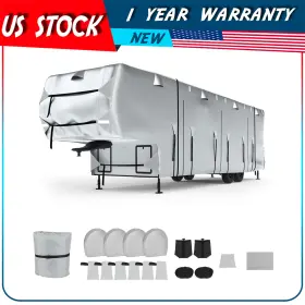 Adp182181ddap Autodayplu 33-37 Foot 5th Wheel Rv Cover Motorhome Travel Trailer Camper Oxford Cloth Adp182181ddap Autodayplu 33-37 Foot 5th Wheel Rv Cover Motorhome Travel Trailer Camper Oxford Cloth