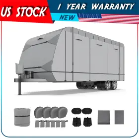 Adp182188ddap Autodayplu 30ft-33ft Rv Cover Windproof Extra Thick Camper With Adhesive Repair Patches Adp182188ddap Autodayplu 30ft-33ft Rv Cover Windproof Extra Thick Camper With Adhesive Repair Patches