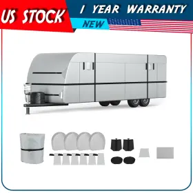 Adp182189ddap Autodayplu 18ft-20ft Rv Cover Windproof Extra Thick Camper With Adhesive Repair Patches