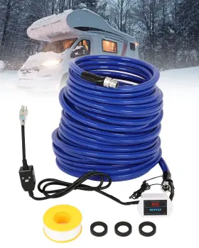 Au17740to220da Autodayplu 100ft Heated Water With Digital Hose For Rv-45 Antifreeze 4.0 Upgraded Energy