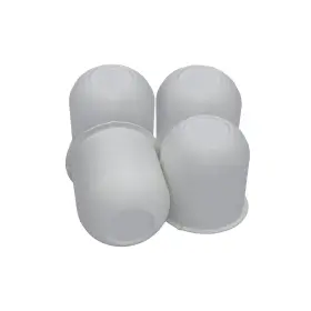 Automotive Authority Llc 701231038601 4 White Trailer Wheel Hub Center Cap 3.125 Inch Diameter Travel Camper Rv W