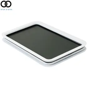 Apo280672 Autoooparts White Entrance Entry Door Window Tinted Glass Camper Motorhome For Rv Trailer