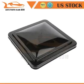 Autopartsclub2018 Ap109886a1c18 1x 14 Inch X Rv Replacement Roof Vent Cover Fits Camper Trailer Black Ventline