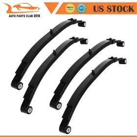 Autopartsclub2018 Apc845365 4x 3 Leaves Utility Trailer Spring 25.2 Inch Length Eye To 5 000 Lbs Capacity