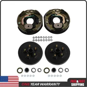 Tcdzcc10225yxt7ih Autostore2023 10 Inch X 2-1/4 And 5 On 4.5 Electric Trailer Brake Hub Drum Kit New For 3500 Lbs
