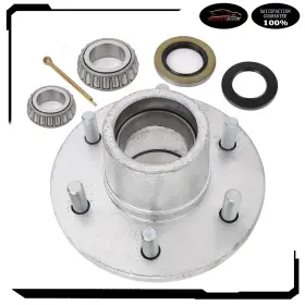 Atd162302 Autoutdoor 6x Trailer 6 On 5.5 Hub Drum Kits With 1/4 Inch X 1 3/4 15123 25580 Bearings