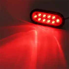 Wd-6in-2r Auxito 2pcs Red 10 Led Truck Trailer Sealed Tail Stop Running Brake Signal Lights 12v T #2 Wd-6in-2r Auxito 2pcs Red 10 Led Truck Trailer Sealed Tail Stop Running Brake Signal Lights 12v T #2