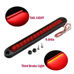 Ww20020 Auxito 10 Inch 15 Led Red Sealed Trailer Truck Rv Stop Tail Rear Brake Turn Light Bar Oeh Ww20020 Auxito 10 Inch 15 Led Red Sealed Trailer Truck Rv Stop Tail Rear Brake Turn Light Bar Oeh