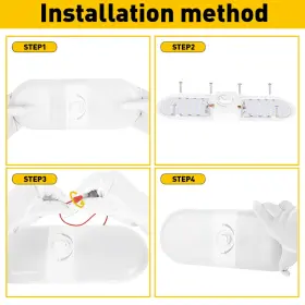 Xdd-02-1pc Auxito Led Rv Camper Trailer Marine 12v Ceiling Fixture Double Dome Light 700lm 3pcs #2 Xdd-02-1pc Auxito Led Rv Camper Trailer Marine 12v Ceiling Fixture Double Dome Light 700lm 3pcs #2