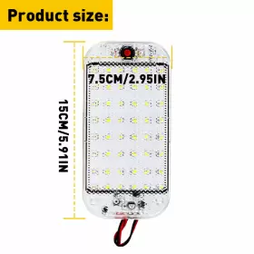 Auxito Xdd-f-2pcs Led Rv Interior Ceiling Light Dome Car Boat Camper 12v Trailer 6000k White 6x #2 Auxito Xdd-f-2pcs Led Rv Interior Ceiling Light Dome Car Boat Camper 12v Trailer 6000k White 6x #2